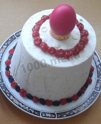 Пасха творожная заварная на сливках