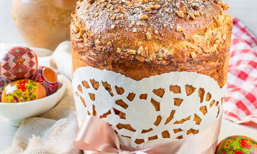 Рецепт пасхального кулича с орехами