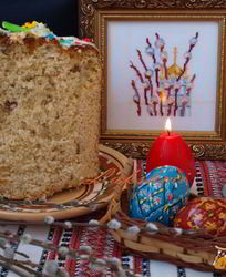 Пасхальные куличи с цельнозерновой мукой