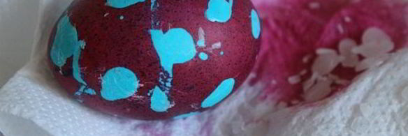 пасхальные яйца, три способа окрашивания