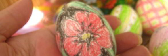 расписные пасхальные яйца