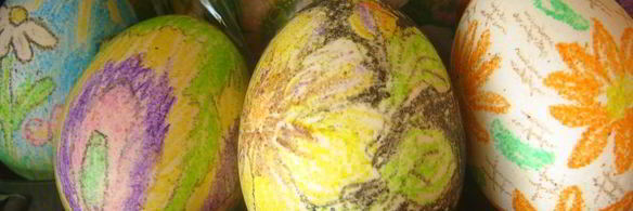 расписные пасхальные яйца