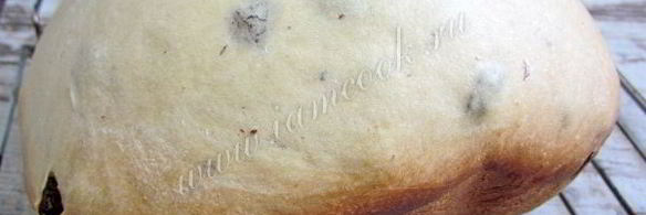 сдобный кулич с изюмом в хлебопечке