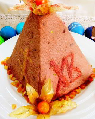 Шоколадная заварная пасха