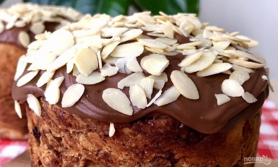 Рецепт шоколадного кулича на пасху