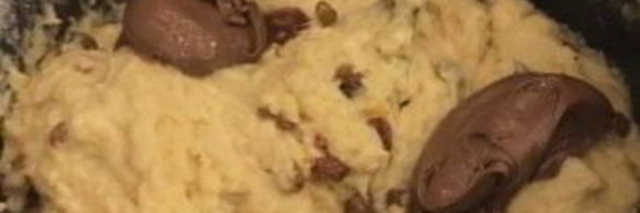 шоколадный кулич на пасху