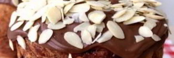 шоколадный кулич на пасху