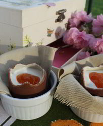 Шоколадные пасхальные яйца