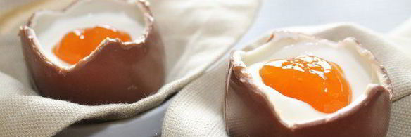 шоколадные пасхальные яйца