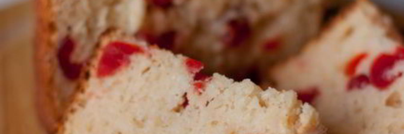 Творожный кулич с пьяной вишней