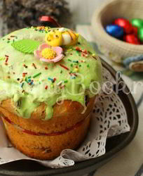 Творожный кулич