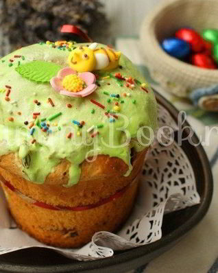 Творожный кулич