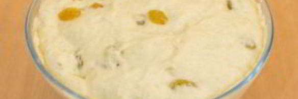 ванильный кулич на сливках