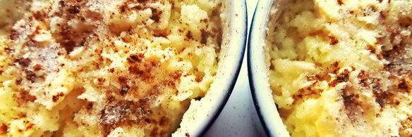 пудинг из рисовых хлопьев с корицей