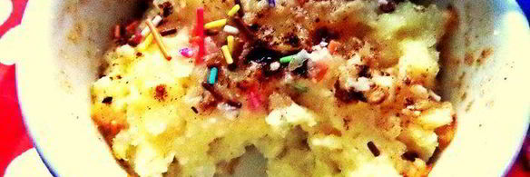 пудинг из рисовых хлопьев с корицей