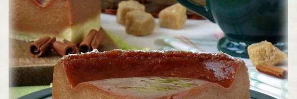 пудинг с яблоками тоффи