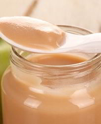 Пюре из яблок со сгущенкой