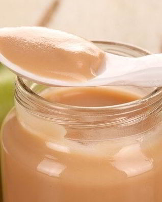 Пюре из яблок со сгущенкой