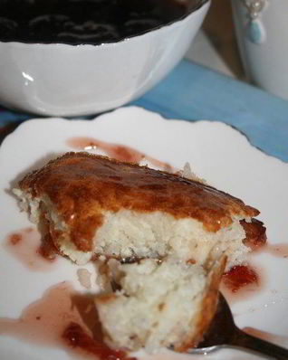 Рисово-ванильный пудинг для малышей