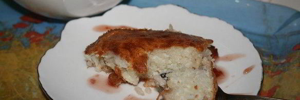 рисово-ванильный пудинг для малышей