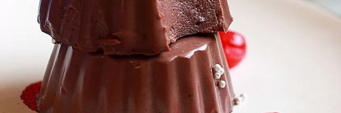 Шоколадное желе на агаре