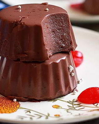 Шоколадное желе на агаре