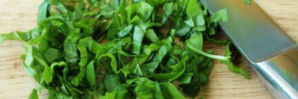 шоколадный десерт с базиликом