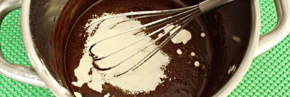 шоколадный пудинг