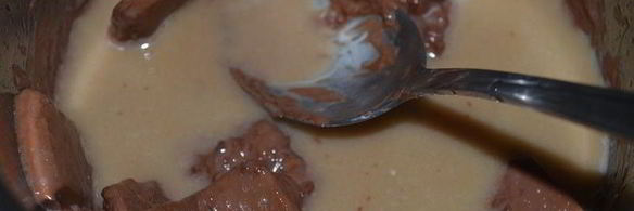 шукеты с шоколадным соусом