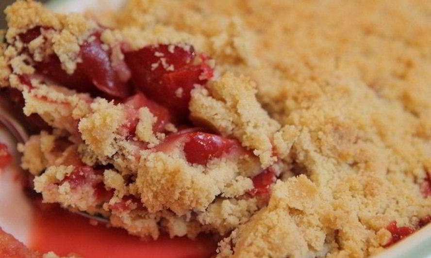 Рецепт сливового крамбла