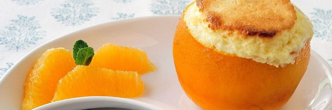 Апельсиновое суфле на пару