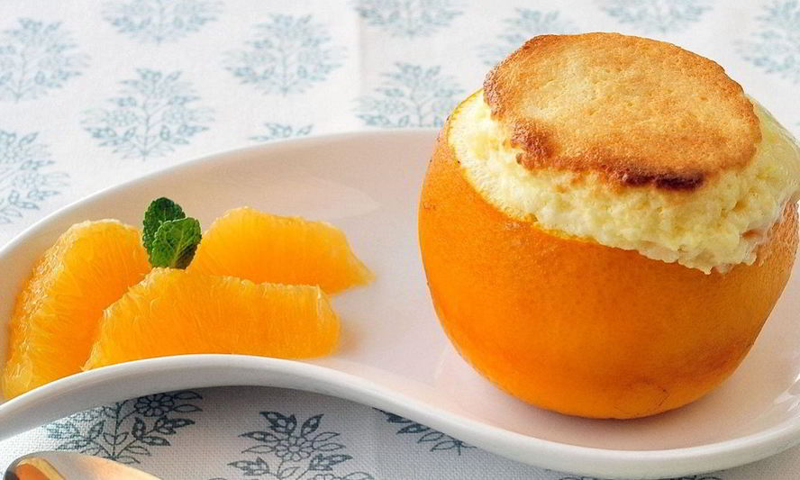 Рецепт апельсинового суфле на пару