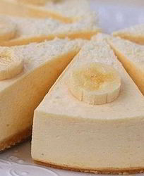 Банановый чизкейк с сырным суфле