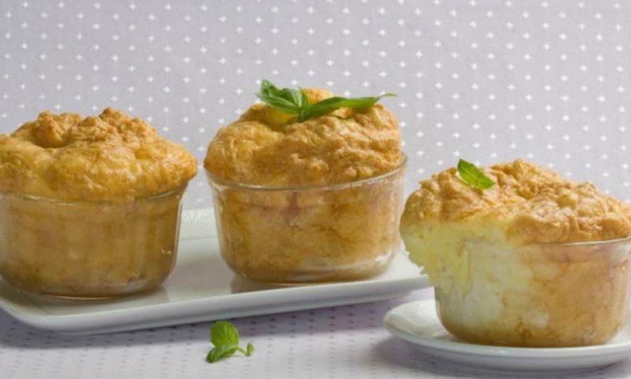 Рецепт дважд запеченное суфле с козьим сыром