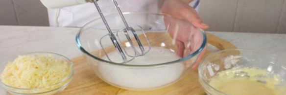 дважды запеченное суфле с козьим сыром