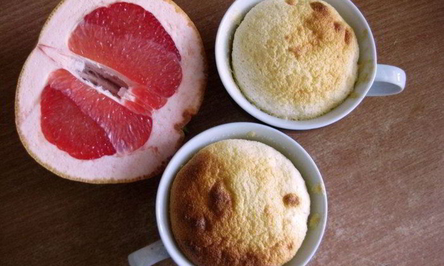 Рецепт грейпфрутового суфле