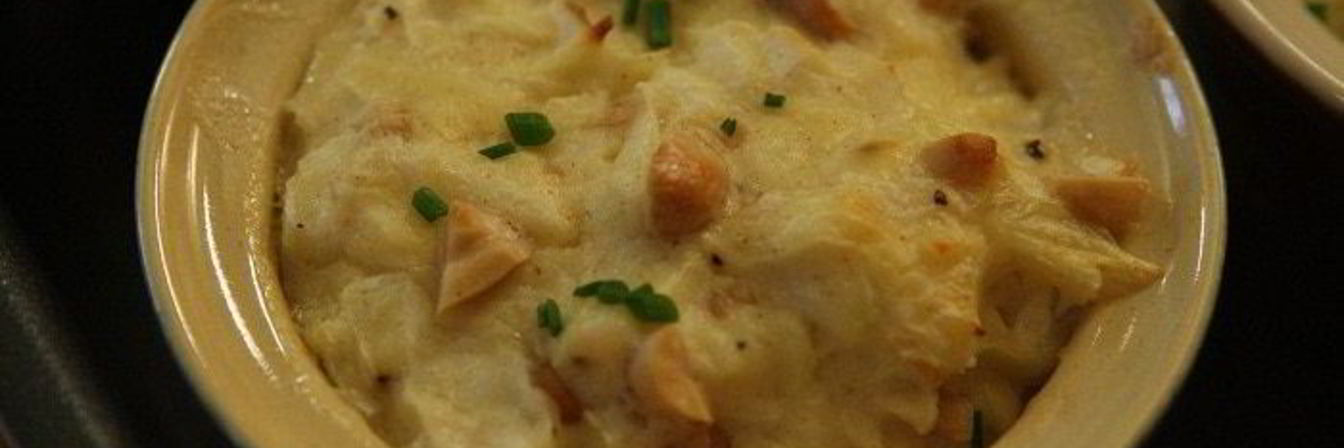 Капустное суфле с сыром, орехами и горчицей