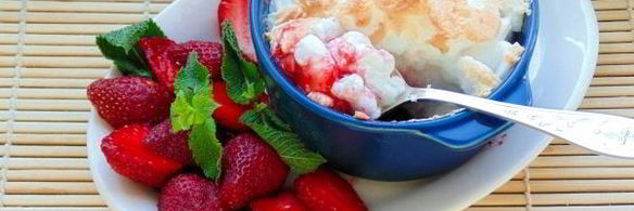 клубничное суфле десерт за 5 минут