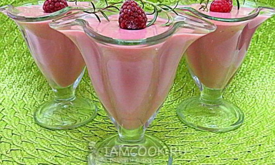 Рецепт малинового суфле
