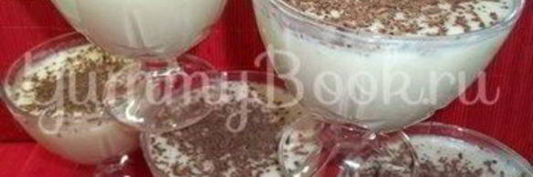 молочно-банановое суфле