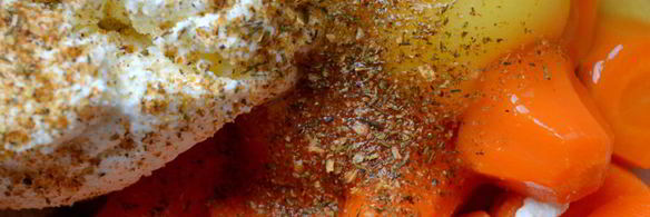 морковно-творожное суфле с молодой рукколой