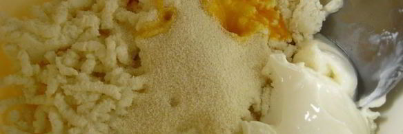 паровое творожное суфле с вишневым конфитюром