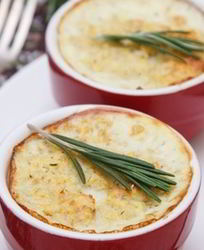 Рыба в суфле из сыра