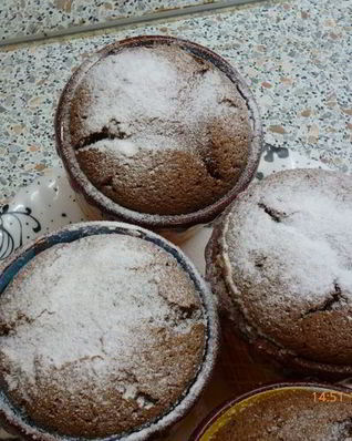 Шоколадное суфле с апельсиновым сиропом