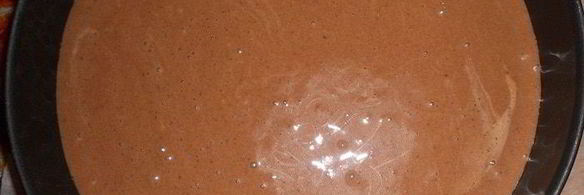 шоколадный кухэ с нежнейшим вишневым кремовым суфле