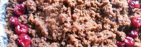 шоколадный кухэ с нежнейшим вишневым кремовым суфле