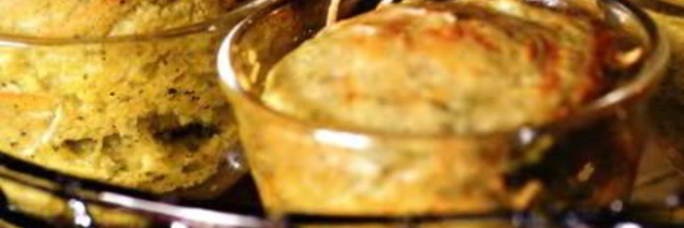 Суфле из брокколи и трех видов сыра