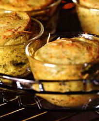 Суфле из брокколи и трех видов сыра