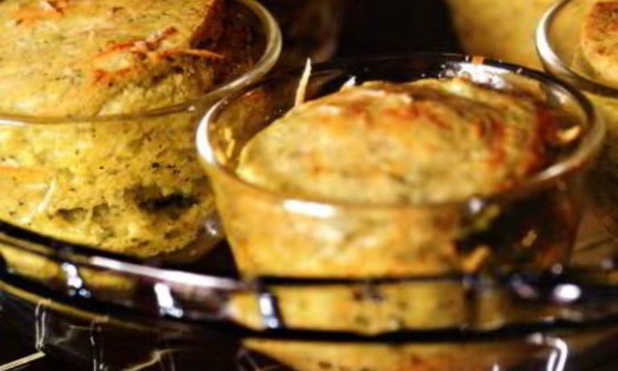 Рецепт суфле из брокколи и трех видов сыра