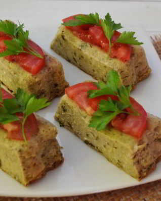 Суфле из кабачков и белых грибов